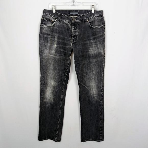 John Varvatos Jeans John Varvatos Mens 36r X 33 Faded Distressed
